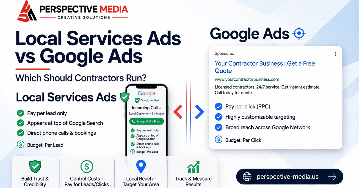 Local Services Ads vs Google Ads: Which Should US Contractors Run?